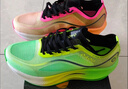 OAOU筋斗云3.0pro碳板跑步鞋體育生體考訓練跑鞋競速減震健身運動(dòng)鞋 綠粉鴛鴦 36 曬單實(shí)拍圖