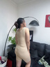 婷美連體塑身衣女收腹提臀后脫式免穿內(nèi)衣無痕塑形美體束身衣 膚色3XL 曬單實(shí)拍圖