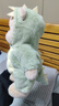 莉娜熊（TeddyTales）小熊玩偶毛絨玩具泰迪手作熊公仔娃娃生日禮物女生 恐龍中奶茶 搭配短毛崽崽 禮盒裝 曬單實(shí)拍圖