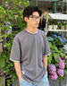 純棉短袖t恤男士夏季新款假兩件圓領(lǐng)體恤上衣服青少年半袖T2130 深灰 3XL （145-160斤） 曬單實(shí)拍圖