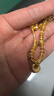 易昇黃金財神盤纏手鏈女新款999足金葫蘆元寶吞金獸手串首飾送女友 黃金財神葫蘆盤纏手鏈 金重約40.7克 曬單實拍圖