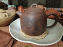 砂邑宜興原礦紫砂壺純全手工泡茶壺功夫茶具家用老紫泥國工刻繪龍秦權 龍秦權 260ml 陳腐老紫泥 曬單實(shí)拍圖