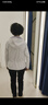 FILA 斐樂官方女士梭織外套2025夏新款健身運動寬松防水連帽上衣 玉石白-WT M 165/84A/M 曬單實拍圖