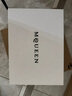 亞歷山大.麥昆（ALEXANDER MCQUEEN）禮物男鞋厚底增高百搭休閑鞋黑白帆布鞋705660 W4AAQ 1070 39.5 曬單實(shí)拍圖