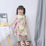 G.DUCKKIDS小黃鴨公主裙女童裙子夏季2025新款洋氣兒童連衣裙女孩無(wú)袖碎花裙 圖片色 100 建議2~3歲【 90-100cm】cm 曬單實(shí)拍圖