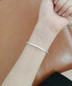 中國黃金  足銀古法手鐲女簡約實心手環(huán)首飾品生日七夕節(jié)禮物送女友 【浪漫玫瑰禮盒】*八倉發(fā)貨*當/次日達 圈口#58 曬單實拍圖