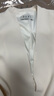 ZEZI無領小西裝女進口三醋酸西服外套極簡氣質百搭時尚2025春夏新款 【凱特西裝】云泥白 M （100-110斤） 曬單實拍圖