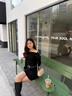 FSHE一字肩黑色氣質(zhì)連衣裙子女早春季2025新款性感辣妹御姐風(fēng)包臀短裙 【黑色】送腰帶【釣系約會裙/微 L 55/60kg 曬單實拍圖