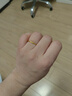 六福珠寶黃金戒指莫比烏斯環(huán)福滿(mǎn)傳家足金實(shí)心情侶戒指計價(jià) 15號-約1.80克 曬單實(shí)拍圖