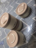 膳魔師（THERMOS）不銹鋼飯盒24小時(shí)超長(zhǎng)保溫冬天新款上班族餐盒便當(dāng)盒帶飯桶保溫盒 奶芙咖四層2300ml真空保溫99送 曬單實(shí)拍圖