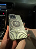 米弗希 自帶鏡頭膜散熱適用蘋果16promax手機殼新款磁吸iPhone15pro金屬漆14全包防摔13超薄12透氣保護套 水晶鏡頭膜【鈦灰色】螺旋紋柏林磁吸散熱殼 iPhone 16 曬單實拍圖