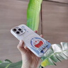 鑒百伊 卡通開心小叮當適用蘋果16promax手機殼iphone15pro新款14可愛個性13情侶高級感男女12磨砂11硅膠 開心哆啦A夢+支架 iPhone 12 Pro 曬單實拍圖