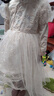 G.DUCKKIDS女童夏季連衣裙25新款兒童漢服國(guó)風(fēng)洋氣公主裙女孩夏裝網(wǎng)紅裙子 米色公主裙 120 建議身高108-118厘米 曬單實(shí)拍圖
