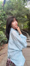 CHUU字母印花抽繩輕薄短外套女2025夏季新款戶外遮陽寬松長(zhǎng)袖夾克 淺藍(lán) 均碼 曬單實(shí)拍圖