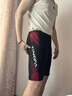 英發(fā)（YINGFA）泳褲男士泳衣休閑五分褲成人專(zhuān)業(yè)訓練速干防鯊魚(yú)皮平角游泳褲 黑紅波點(diǎn)【仿鯊魚(yú)皮/五分褲】 M 【建議100-120斤】 曬單實(shí)拍圖
