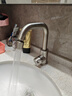 沐靜全304不銹鋼水龍頭洗手盆冷熱衛生間浴室柜洗臉盆冷熱水器二合一 冷熱小七兩檔（氣泡+花灑出水） 正宗304//配80cm防爆管 曬單實(shí)拍圖