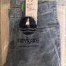 Navigare意大利小帆船男士牛仔褲25春夏新款親膚水洗九分褲彈力抑菌錐形褲 牛仔藍 29 曬單實拍圖