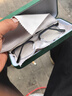 堡萊斯感光變色近視眼鏡男眉線(xiàn)半框防藍光輻射眼鏡架女護眼有度數眼睛片 黑銀框-變茶 平光防藍光變色(防紫外線(xiàn)防藍光) 曬單實(shí)拍圖