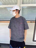 真維斯（Jeanswest）王一博代言短袖t恤夏季男士2025寬松潮牌薄款冰絲半袖體恤男裝YPY 6819黑色 L【建議110-125斤】 曬單實(shí)拍圖