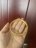 京佳哪吒之魔童鬧海乾坤圈金包銀手鐲古法金色花絲重工手環(huán)新年送禮物 乾坤圈手鐲約30g 圈口留言 1.5克金 曬單實(shí)拍圖