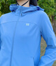 KOLON SPORT/可隆針織夾克 女子戶(hù)外運動(dòng)TRICOT接觸涼感防曬UPF50+外套 LKJK5MN038-IS 藍紫色 S 160/84A 曬單實(shí)拍圖