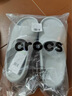 卡駱馳crocs面包涼拖男女同款運(yùn)動拖鞋舒適耐磨休閑|208392 大氣灰-1FT 40 (250mm) 曬單實(shí)拍圖