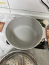 cookerbene湯鍋不粘鍋麥飯石色燉鍋家用雙耳煮鍋燉鍋泡面鍋明火電磁爐通用 湯鍋【3-7人】 28cm 曬單實(shí)拍圖