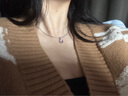 歐禧新款粉水晶吊墜項鏈女S925銀飾高級感鎖骨鏈生日情人節(jié)禮物送女友 【精美禮盒】玫瑰金粉晶項鏈 曬單實拍圖