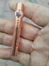華爾佳350A二保焊機(jī)配件大全氣保焊槍連接桿保護(hù)嘴導(dǎo)電咀絕緣套送絲軟管 【350A連桿】外絲-紫銅精車 曬單實(shí)拍圖