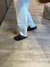 BIRKENSTOCK勃肯德國(guó)進(jìn)口男女款牛皮絨面革軟底Boston包頭拖鞋 深棕常規(guī)版660461 41 曬單實(shí)拍圖