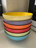 酷彩（Le Creuset）精湛工藝優(yōu)雅精致輕奢品質(zhì)色澤靚麗米飯湯面沙拉碗 12cm紅色 曬單實拍圖