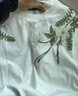 米詩德（MISHIDE）新中式國潮刺繡t恤男美式高街痞帥重磅刺繡短袖T恤男夏季寬松休閑 白色 L 均碼 曬單實(shí)拍圖