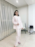 家の時(shí)光（Ht-home）月子服夏季薄款產(chǎn)后孕婦睡衣兩件套哺乳衣產(chǎn)婦女待產(chǎn)懷孕期家居服 牡丹粉*上衣+褲子 L     建議125~145斤左右穿著(zhù) 曬單實(shí)拍圖