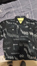 dickies 夾克 男上衣字母印花翻領(lǐng)按扣夾克010925 黑色 M 曬單實(shí)拍圖
