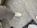 男士小白鞋新款春秋透氣厚底板鞋子男潮鞋白色內(nèi)增高休閑男鞋 白黑色 38 此款皮鞋碼偏大建議拍小一碼 曬單實(shí)拍圖