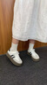環(huán)球厚底德訓(xùn)鞋女2025夏季新款網(wǎng)面透氣百搭板鞋小眾增高休閑鞋子女 白色【夏季透網(wǎng)款】 38 曬單實(shí)拍圖