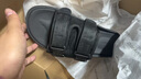 Dickies拖鞋男時(shí)尚休閑拖鞋居家戶(hù)外沙灘輕便潮流一字拖 黑色 42  曬單實(shí)拍圖