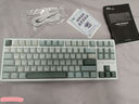 RK R87Pro AI智能機械鍵盤(pán)搭載deepseek電腦平板辦公無(wú)線(xiàn)電競游戲專(zhuān)用藍牙有線(xiàn)三?？椭苹?AI鍵盤(pán)-空青-冰川軸-四模 曬單實(shí)拍圖