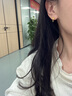 六桂福珠寶玫瑰黃金耳釘女足金枝葉耳飾中秋節禮物送女友老婆生日紀念日 禮盒展示【請勿下單】 曬單實(shí)拍圖