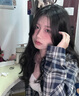 POUM冪式穿搭格子襯衫男女同款慵懶風(fēng)復(fù)古寬松情侶開衫襯衣外套上衣服 MBFS-C02藍色 2XL 曬單實拍圖