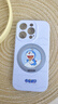 與樂(lè )（yule）哆啦A夢(mèng)新款magsafe磁吸支架液態(tài)硅膠適用iphone16promax手機殼蘋(píng)果15全包掛繩防摔14情侶12簡(jiǎn)約13 遠峰藍-精孔 iPhone16ProMax 曬單實(shí)拍圖