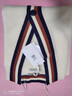 TOMMY HILFIGER【羊毛羊絨混紡】秋冬女慵懶拼色寬松V領(lǐng)開衫毛衣外套42151 米白色Z00 L 曬單實拍圖