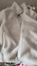 無印良品（MUJI）女式 長毛抓絨 夾克 女外套秋冬款 女裝 外衣 BB2QIA4A 象牙色 M (160/84A) 曬單實拍圖
