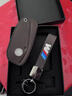 堅翔25款寶馬X5鑰匙套X1車(chē)x6x7系735Li/740Li/i7車(chē)xmix真皮鑰匙包扣套 F款復古棕色+真皮車(chē)標繩 曬單實(shí)拍圖