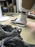 NEW BALANCE NB 男款女款休閑透氣百搭白色高筒組合裝logo襪LASM2904 白色2雙 L(男款26-28cm) 曬單實(shí)拍圖