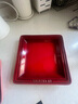 酷彩（Le Creuset）法國炻瓷彩色水果餐盤冷熱菜盤家用菜碟子餐具16cm方形碟石英粉 曬單實(shí)拍圖