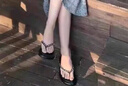 百麗踏人字拖女夏外穿2025新款時尚鏈條夾趾拖鞋軟底防滑沙灘涼拖鞋 黑色 38 曬單實(shí)拍圖