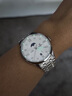 嘉年華（CARNIVAL）瑞士品牌十大名表手表男士全自動(dòng)機械表防水送男友父親情人節禮物 銀白鋼帶-進(jìn)口機芯8097 曬單實(shí)拍圖