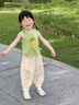 幼歌（YOUGE）嬰幼兒夏季新款寬松百搭防蚊褲透氣親膚兒童休閑長(zhǎng)褲潮 米白 90 cm 曬單實(shí)拍圖