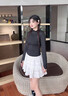 CEENIU防曬衣女士2025新款透氣速干長(zhǎng)袖外套夏季修身運(yùn)動(dòng)開衫瑜伽服上衣 曜石黑 【立領(lǐng)款】 M （80-110斤） 曬單實(shí)拍圖